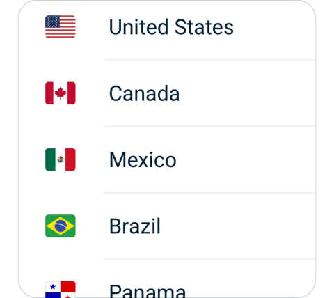 WindowsVPN connect step 2, choose VPN server location